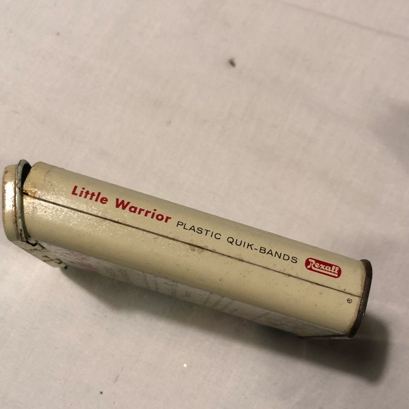 Vintage ‘Little Warrior’ Band-aide Tin - Picture 7 of 8